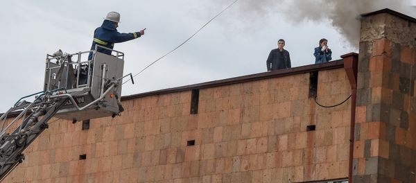 Учения по гражданской обороне в Ереване - Sputnik Արմենիա