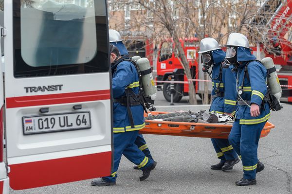 Учения по гражданской обороне в Ереване Учения по гражданской обороне в Ереване - Sputnik Армения