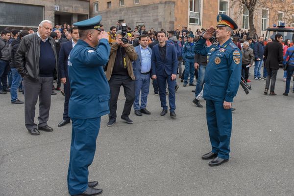 Учения по гражданской обороне в Ереване Учения по гражданской обороне в Ереване - Sputnik Армения