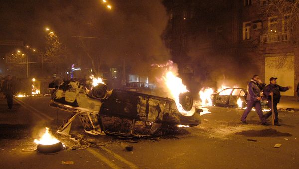 Беспорядки на улице Лусаворича 1 марта 2008 г. Беспорядки на улице Лусаворича 1 марта 2008 г. - Sputnik Արմենիա