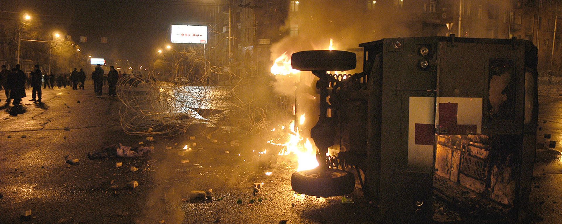 Անկարգություններ Երևանում 2008-ի մարտի 1-ին - Sputnik Արմենիա, 1920, 30.11.2021