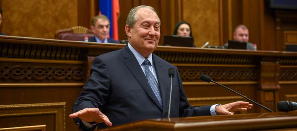 Президент Армении Армен Саркисян - Sputnik Армения