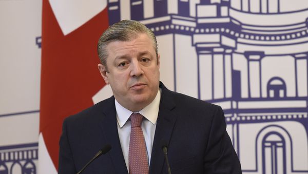 Брифинг премьер-министров Армении и Грузии Карена Карапетяна и Гиоргия Квирикашвили - Sputnik Արմենիա
