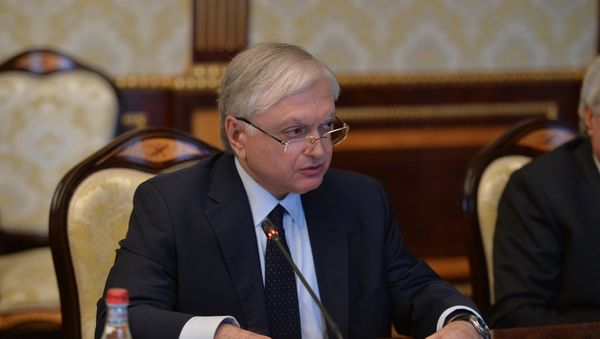 Министр иностранных дел Армении Эдвард Налбандян на заседании Совета безопасности (1 марта 2018). Ереван, Армения - Sputnik Армения
