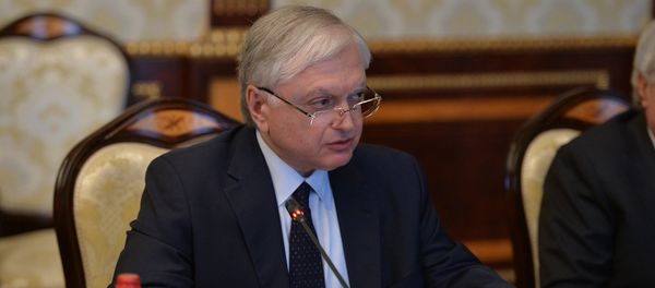 Министр иностранных дел Армении Эдвард Налбандян на заседании Совета безопасности (1 марта 2018). Ереван, Армения Министр иностранных дел Армении Эдвард Налбандян на заседании Совета безопасности (1 марта 2018). Ереван, Армения - Sputnik Армения