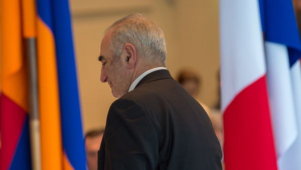 Рабочий визит мэра Лиона Жоржа Кепенекяна в Ереван (7 марта 2018) - Sputnik Армения
