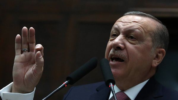 Президент Турции Реджеп Тайип Эрдоган - Sputnik Армения