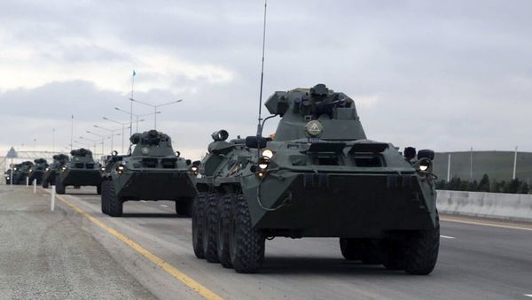 Широкомасштабные военные учения Азербайджанских ВС - Sputnik Армения