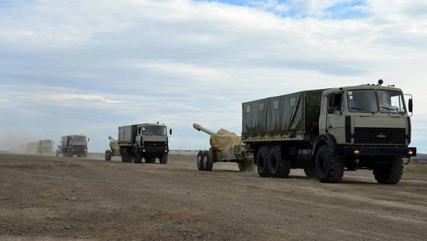 Широкомасштабные военные учения Азербайджанских ВС - Sputnik Արմենիա