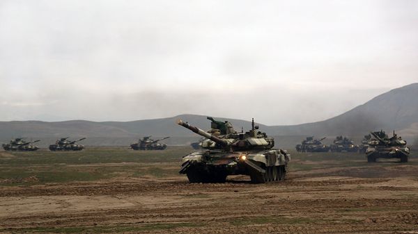 Широкомасштабные военные учения Азербайджанских ВС - Sputnik Армения