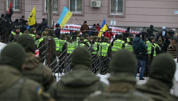 Суд над бывшим мэром Одессы Г. Трухановым в Киеве Суд над бывшим мэром Одессы Г. Трухановым в Киеве - Sputnik Армения
