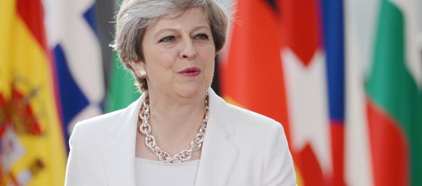 Премьер-министр Великобритании Тереза Мэй на саммите государств и правительств стран-участниц Европейского союза (23 июня 2017). Брюссель, Бельгия - Sputnik Армения