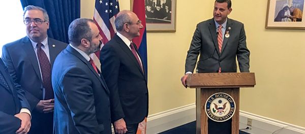 Визит Президента Арцаха Бако Саакяна в Конгресс США (14 марта 2018). Вашингтон, округ Колумбия Визит Президента Арцаха Бако Саакяна в Конгресс США (14 марта 2018). Вашингтон, округ Колумбия - Sputnik Армения