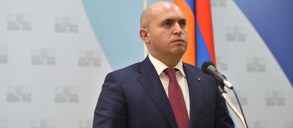 Пресс-конференция Константина Косачева и Армена Ашотяна (13 марта 2018). Ереван Пресс-конференция Константина Косачева и Армена Ашотяна (13 марта 2018). Ереван - Sputnik Армения