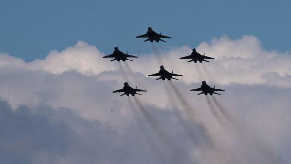 Авиашоу Дружба-2018, посвященное российско-армянскому военному сотрудничеству - Sputnik Армения