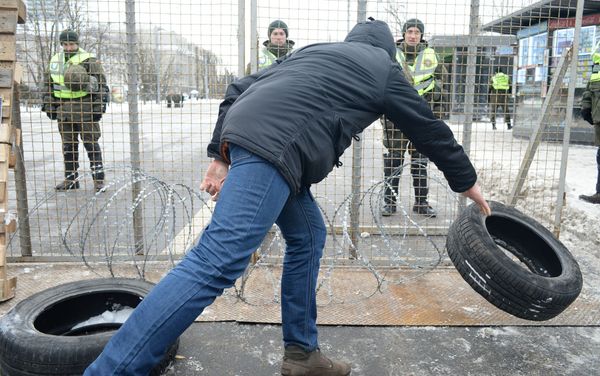 Ситуация возле российского посольства в Киеве - Sputnik Армения