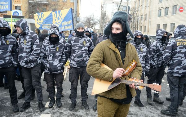 Ситуация возле российского посольства в Киеве - Sputnik Армения
