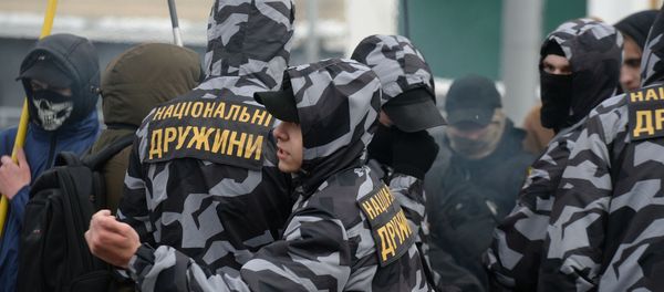Ситуация возле российского посольства в Киеве Ситуация возле российского посольства в Киеве - Sputnik Армения