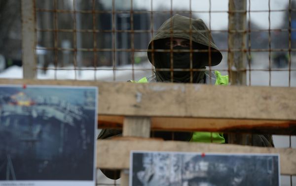 Ситуация возле российского посольства в Киеве - Sputnik Армения