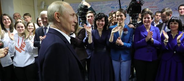 Предвыборный штаб кандидата в президенты РФ В. Путина Предвыборный штаб кандидата в президенты РФ В. Путина - Sputnik Армения