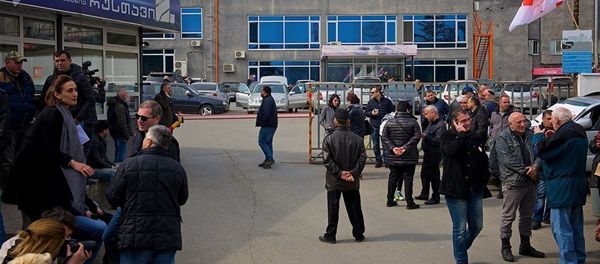 Здание телекомпании Rustavi 2 в Тбилиси - Sputnik Армения