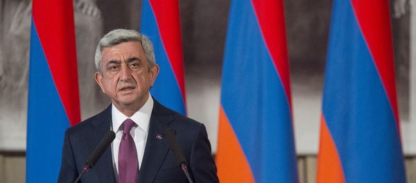 Президент Армении Серж Саргсян - Sputnik Армения