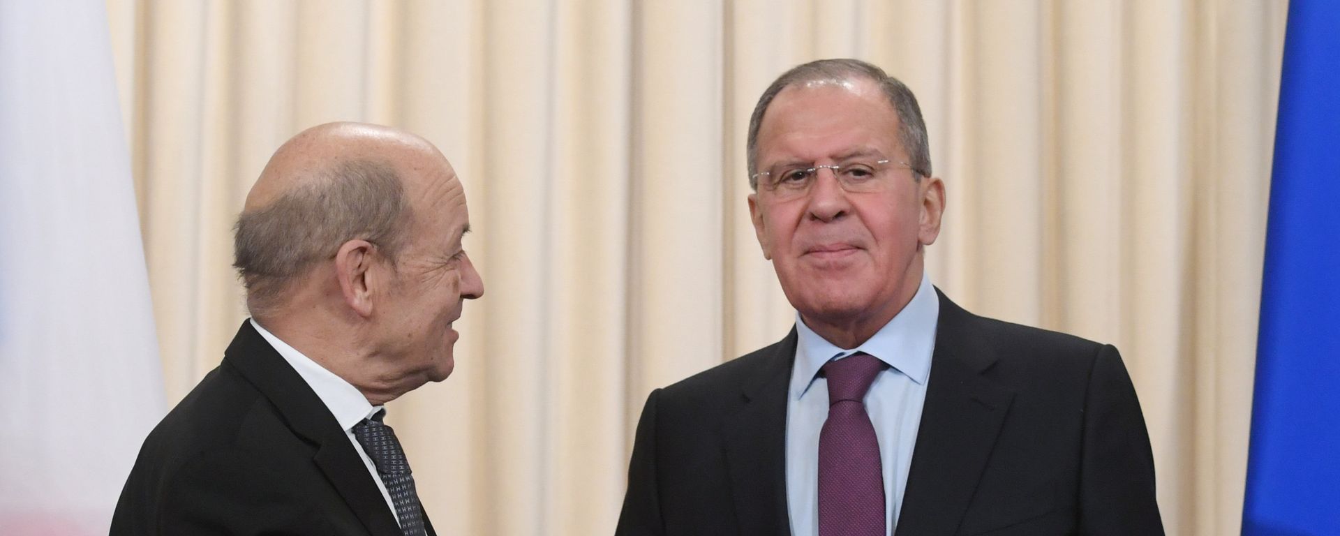 Ռուսաստանի և Ֆրանսիայի ԱԳ նախարարները - Sputnik Արմենիա, 1920, 10.11.2021