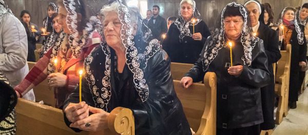 Пасха в армянской католической церкви, Гюмри Пасха в армянской католической церкви, Гюмри - Sputnik Армения