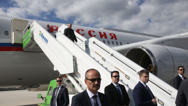 Визит президента РФ В. Путина в Турцию (3 апреля 2018). Анкара - Sputnik Армения