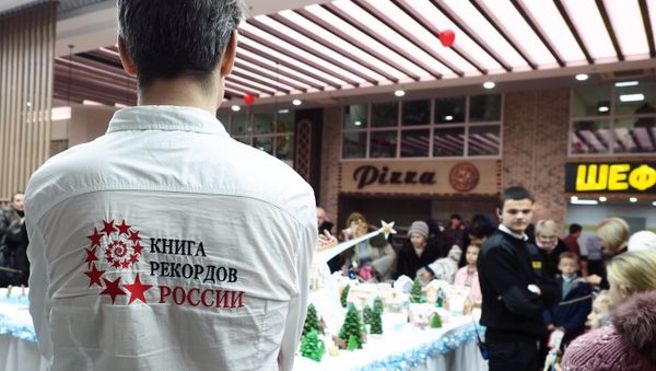 Представитель Книги рекордов России на мероприятии. Архивное фото - Sputnik Армения