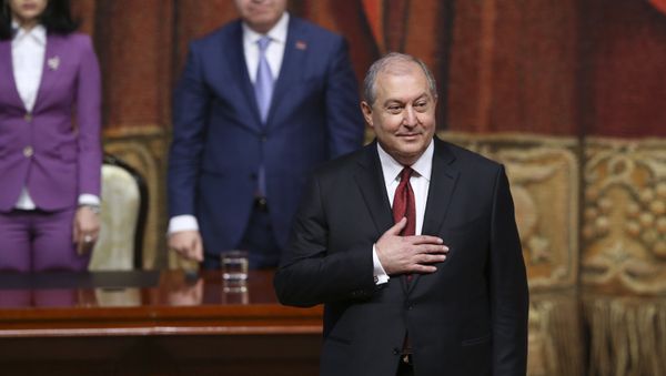 Инаугурация 4-го президента Армении Армена Саркисяна Инаугурация 4-го президента Армении Армена Саркисяна - Sputnik Армения