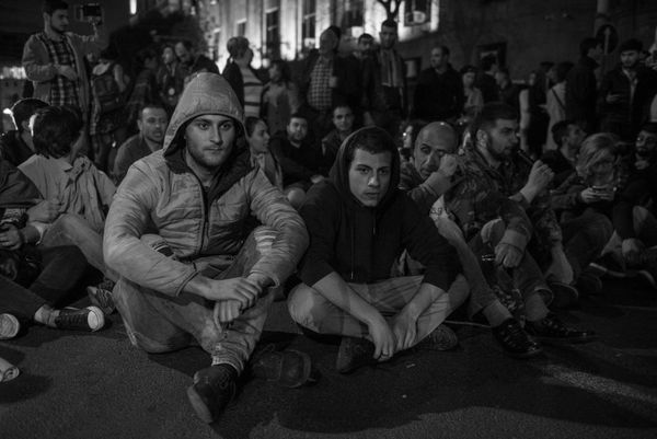 Акция протеста у здания РПА (11 апреля 2018). Ереван - Sputnik Армения