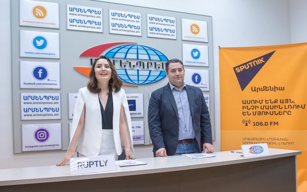 ԶԼՄ-ների համար նախատեսված SputnikPro նախագծի շրջանակում «Արմենպրես» լրատվական գործակալությունն իր վիդեոբովանդակությունը միջազգային առումով ավելի համադրելի դարձնելու նպատակով համագործակցության համաձայնագիր ստորագրեց «Ruptly» լրատվական վիդեոգործակալության հետ - Sputnik Արմենիա