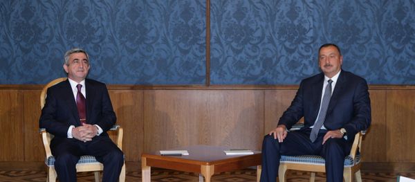 Встреча президентов Азербайджана и Армении в Москве - Sputnik Армения