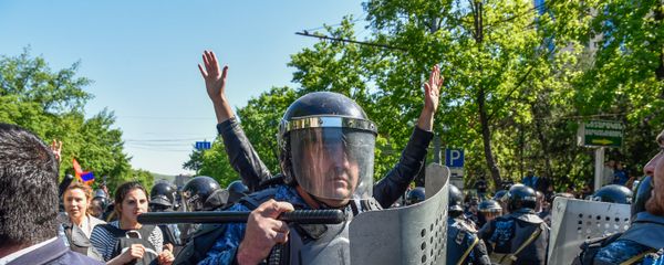 Беспорядки на проспекте Баграмяна (16 апреля 2018) Ереван - Sputnik Արմենիա