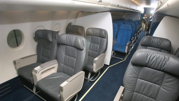 Салон нового самолета SuperJet-100 - Sputnik Армения