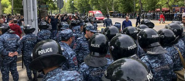 Ситуация на площади Франции (18 апреля 2018). Ереван - Sputnik Արմենիա