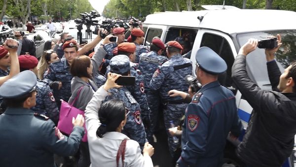 Բողոքի ակցիա 18.04.2018 - Sputnik Արմենիա