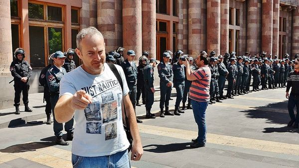 Российско-израильский блогер Александр Лапшин в Ереване - Sputnik Армения