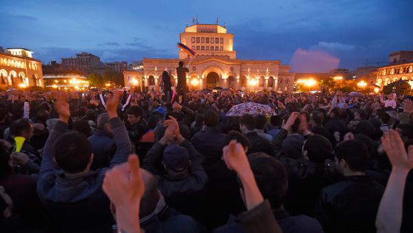 Митинг на Площади Республики (20 апреля 2018). Ереван - Sputnik Армения