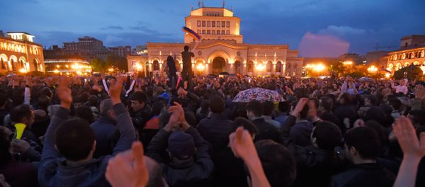 Митинг на Площади Республики (20 апреля 2018). Ереван - Sputnik Армения