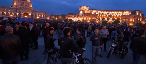 Митинг на Площади Республики (20 апреля 2018). Ереван - Sputnik Արմենիա