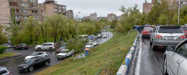 Акция протеста оппозиции в округе Нор Норк (21 апреля 2018). Ереван Акция протеста оппозиции в округе Нор Норк (21 апреля 2018). Ереван - Sputnik Արմենիա