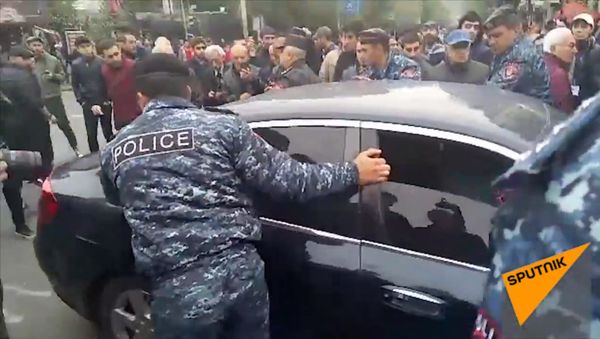 Ситуация на перекрестке ул. Туманяна и проспекта Маштоца - Sputnik Армения
