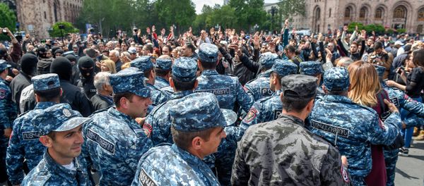 Площадь Республики (22 апреля 2018). Ереван - Sputnik Армения