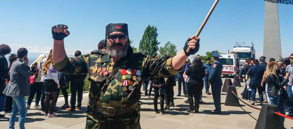 Участник карабахского движения Джон - Sputnik Արմենիա