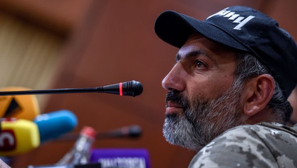 Пресс-конференция Никола Пашиняна (24 апреля 2018). Гостиница Marriott Armenia, Ереван - Sputnik Армения