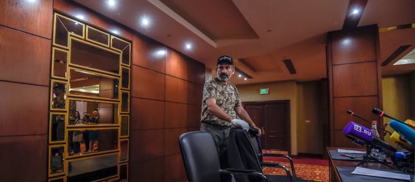Пресс-конференция Никола Пашиняна (24 апреля 2018). Гостиница Marriott Armenia, Ереван Пресс-конференция Никола Пашиняна (24 апреля 2018). Гостиница Marriott Armenia, Ереван - Sputnik Армения