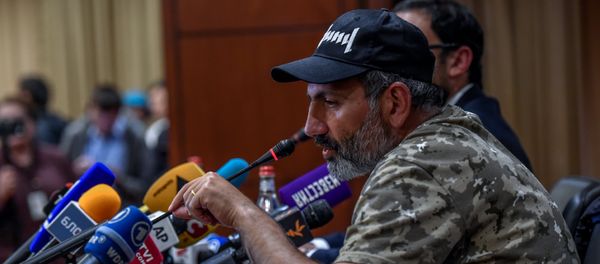 Пресс-конференция Никола Пашиняна (24 апреля 2018). Гостиница Marriott Armenia, Ереван - Sputnik Армения