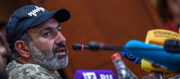 Пресс-конференция Никола Пашиняна (24 апреля 2018). Гостиница Marriott Armenia, Ереван - Sputnik Արմենիա